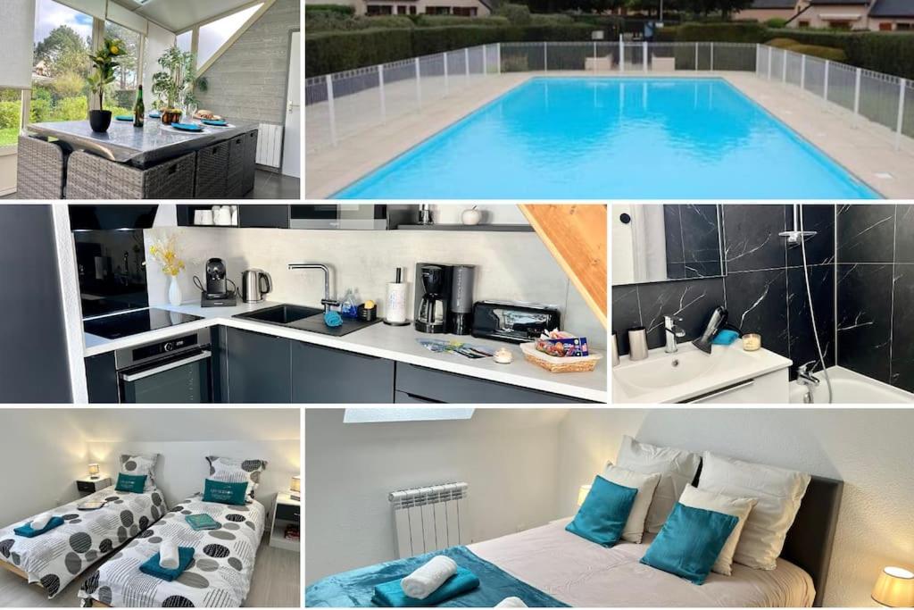Perle Beach, Petite Maison Situee En Bord De Plage, Piscine. Гидель Экстерьер фото